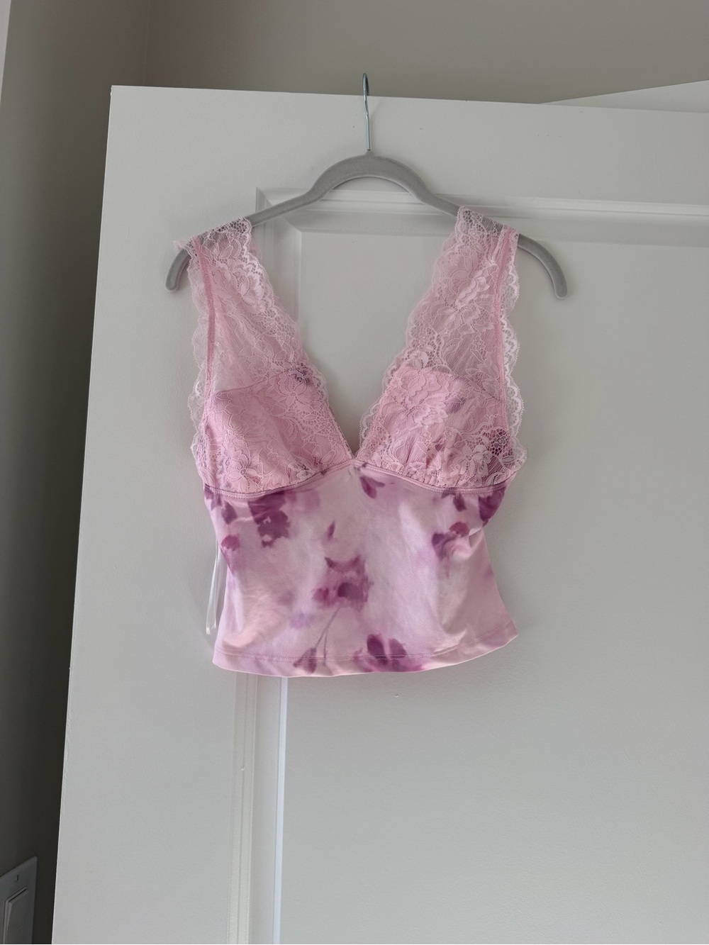 Princess Polly Typha Top Pink Floral